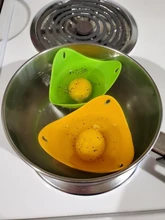 Egg Poachers Cookware Kitchen-Tools Steam-Eggs-Plate Egg-Pancake Healthy Silicone Tray