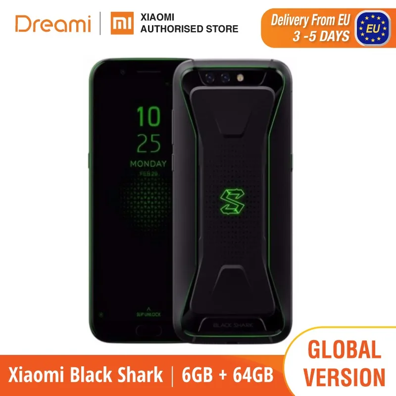 Глобальная версия Black Shark 64 Гб rom 6 ram Игровой телефон (абсолютно
