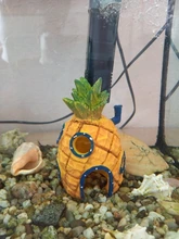 Aquarium-Decoration Shrimp Nest Fish-Tank-Decor Pineapple-House Comic-Plants Fish Hiding