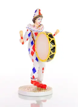 

Figurine clown drummer 23,5 cm