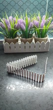Decor-Accessories Barrier Garden-Kit Wood-Fence DIY Plant Potted Terrarium Miniature