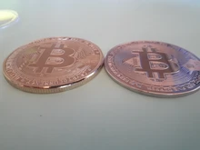 Moneda de Bitcoin chapada en oro, recuerdo artístico, moneda de Metal físico coleccionable, moneda conmemorativa de Crypto