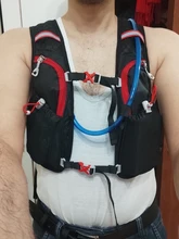 LOCAL LION-Bolsa de agua de 2L para deporte, mochila para correr o ir en bicicleta, para hidratación, para ciclismo, bolsa deportiva para hombre, mochila impermeable