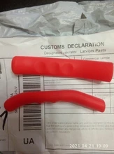 Empuñadura de bicicleta de montaña, cubierta de silicona antideslizante para manillar extraíble, 1 par