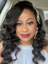 Younsolo del pelo humano de la onda suelta mechones con cierre brasileño cabello humano Remy 3 mechones con cierre de encaje suizo negro Natural