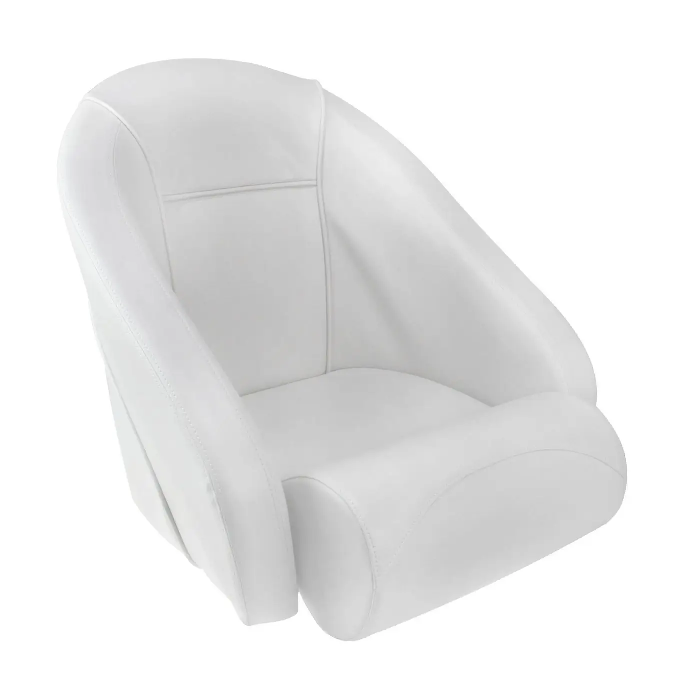 Кресло ROMEO мягкое, подставка, обивка белый винил 118100010