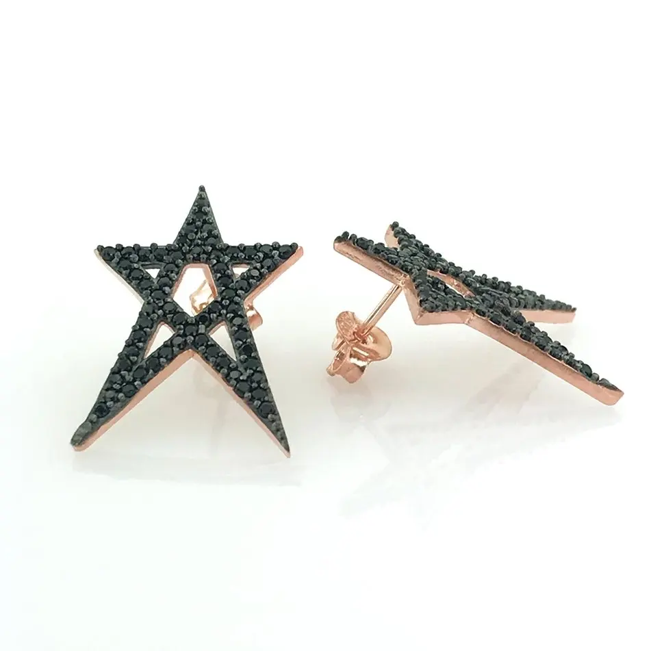 

Trend Style Star Star Silver Earring Top Quality Production