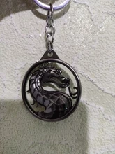 LLavero de dragón para coche, juego novedoso, Llavero de Metal de llavero de Mortal Kombat, para regalo, llavero, joyería para coches