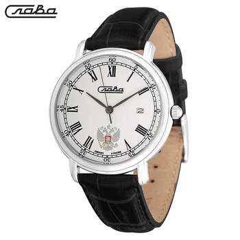 

Quartz wrist watch Slava Premier 1481843/300 GM10 men