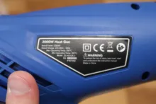 PROSTORMER-pistola de aire caliente eléctrica de 220V, herramienta eléctrica Industrial de 2 temperaturas variables, 2000W, con cuatro accesorios de boquilla