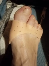 1 par de silicona Protector del dedo del pie protección de los pies de Ballet zapatos de tacón alto del Hallux Valgus protectora de Gel Protector herramienta de cuidado de masajes almohadilla del dedo del pie