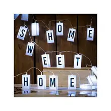 Светодиодный гирлянда с буквами и цифрами