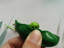 Juguete de descompresión para adultos, juguete antiestrés para apretar los granos de los guisantes, juguete antiestrés