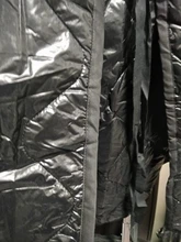 Cotton-Padded Three-Quarter-Sleeve Coat Women Fashion EAM Bandage Spring Autumn New Solid