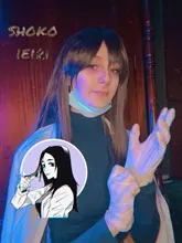 QQXCAIW-Peluca de pelo sintético largo para Cosplay, color rojo, negro, Puprle, rosa, azul, plata, gris, Rubio, blanco, Oragen, marrón, 80 Cm