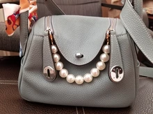 Correa para bolso de perla de imitación para mujer, 22-32cm, diseño con cuentas, ASA, ASA, asas de repuesto para bolsos, accesorios de correa