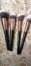 Anmor-Juego de brochas de maquillaje, para base de sombra de ojos, colorete en polvo, delineador de ojos, pestañas, labios, herramienta cosmética, 4-16 Uds.