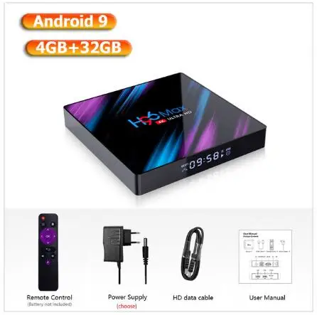 H96Max Smart TV BOX Android box 9.0 rk3318 4K Dual Wifi BT Media player Fast Play Store Android tv Set top BOX H96 max high quality tv stick TV Sticks