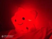 34CM Creative Toy Luminous Pillow Soft Stuffed Plush Glowing Colorful Stars Cushion Led