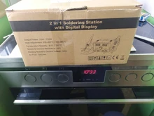 Estación de soldadura Digital LED 2 en 1, 800W, pistola de aire caliente, Estación de Reparación soldador eléctrico para teléfono, PCB, IC, SMD, BGA