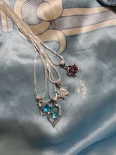 NEHZY-collar con colgante de corazón hueco de circonita de cristal para mujer, joyería de plata de ley 925, 45CM de longitud