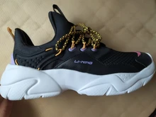 Li-ning-zapatillas clásicas LN SHAKA para mujer, calzado deportivo suave y ligero con forro, deportivas de ocio con estilo, AGCP162