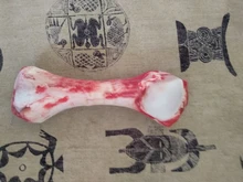 Hueso de carne forma de perro de mascota Squeaker Juguetes Para masticable para perros cachorro gato juguete accesorios de mascotas interesante Zabawki Dla Psa Kedi Malzemeleri