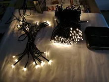 Solar String Lamps For Garden Waterproof Outdoor Lighting 5M 7M 12M 22M 6V Christmas