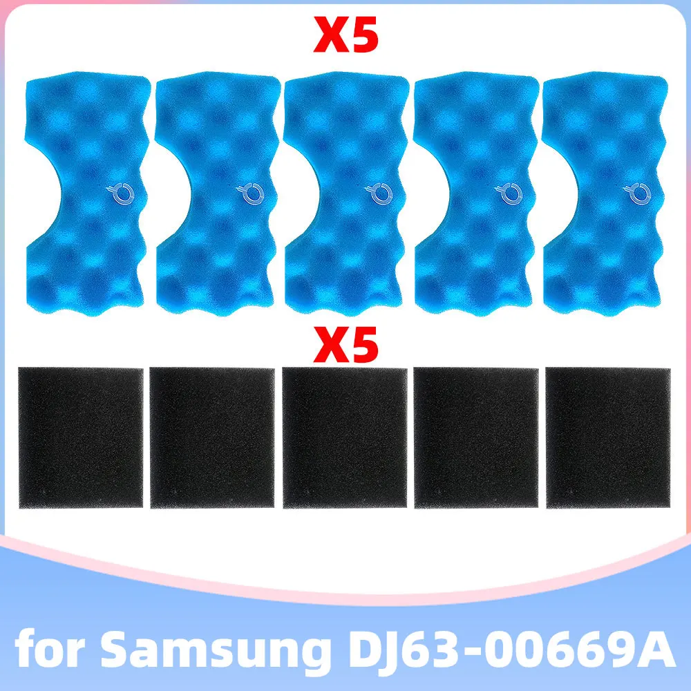 Фильтр Hepa от пыли и Губчатый для Samsung DJ63-00669A SC43 SC44 SC45 SC46 SC47 запчасти