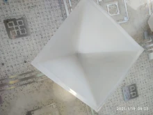 Molde de silicona para manualidades, pirámide transparente, resina decorativa, manualidades fabricación de joyas, molde de resina para joyería