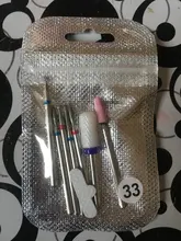 6/7pc cortador de fresado de taladro de cerámica para uñas Bits para manicura Mills eliminar broca para uñas de Gel de manicura máquina herramientas