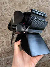Fan Stove-Top Wood Burner Heat-Distribution-Fireplace VODA Heat-Powered 3-Blade for Small-Space