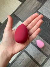 Esponja de maquillaje profesional con gota de agua, esponja cosmética para base correctora, crema, licuadora, esponja de agua suave, venta al por mayor