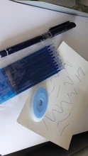 12/20 unid/set bolígrafo de Gel para oficina repuesto borrable Rod pluma borrable lavable 0,5mm azul negro verde de la escuela escribiendo artículos de papelería