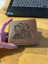 Billeteras personalizadas de cuero PU para hombre, billetera con grabado de alta calidad, monedero pequeño, regalo de lujo para hombre