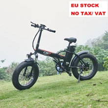 EU Lager Elektrische bike 500W 20inch zu reifen elektrische fahrrad strand cruiser Booster fahrrad klapp 48v 12,5 AH lithium-batterie ebike