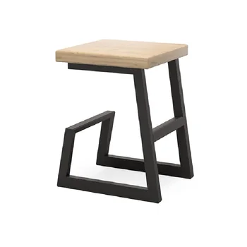 

Stool "Arne" industrial style MFC oak