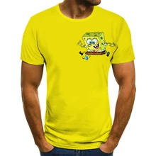 

Undersea Creatures Anime Yellow Square Round Neck Loose T-shirt