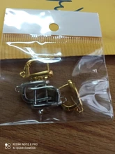 Ganchos de cierre de pendientes para mujer, accesorios de joyería hechos a mano, diseño de moda, ganchos para pendientes hueca