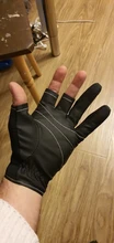 SeaKnight-guantes de pesca deportivos SK03, 1 par/lote, 3 guantes de cuero transpirable de medio dedo, equipo de pesca de neopreno y PU