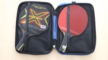 HUIESON 6 Star 2 uds nuevo y mejorado de carbono de conjunto de raqueta de tenis súper poderoso raqueta de Ping Pong bate para adultos Club de formación