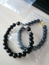 Pulsera de cuentas de obsidiana Feng Shui para mujer, brazalete de plata de Color Pixiu, encanto de unicornio, riqueza de la suerte, joyería a la moda, proverbios de palabra