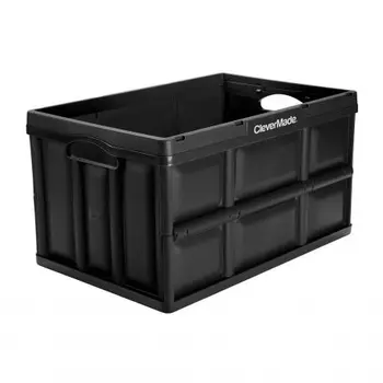 

Clevermade Clevercrates Collapsible Storage Container, 46 Liter Solid Utility Crate, Royal Blue