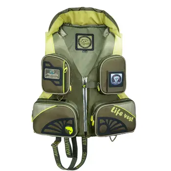 

Safety vest with aquatic collar, khaki жс-01х 56-58
