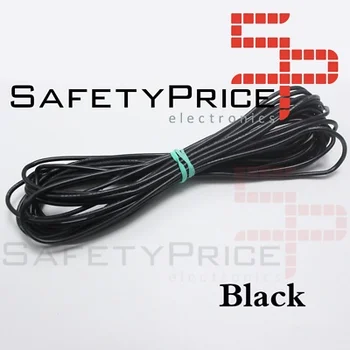 

10 meters 10 m Cable AWG26 black braided electronic welding Bridge arduino SP