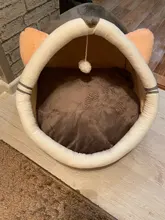 Cama de Gato para interior, casa de gatito, animales cálidos, pequeños para gatos, perros, nido plegable, alfombras para dormir, productos de invierno