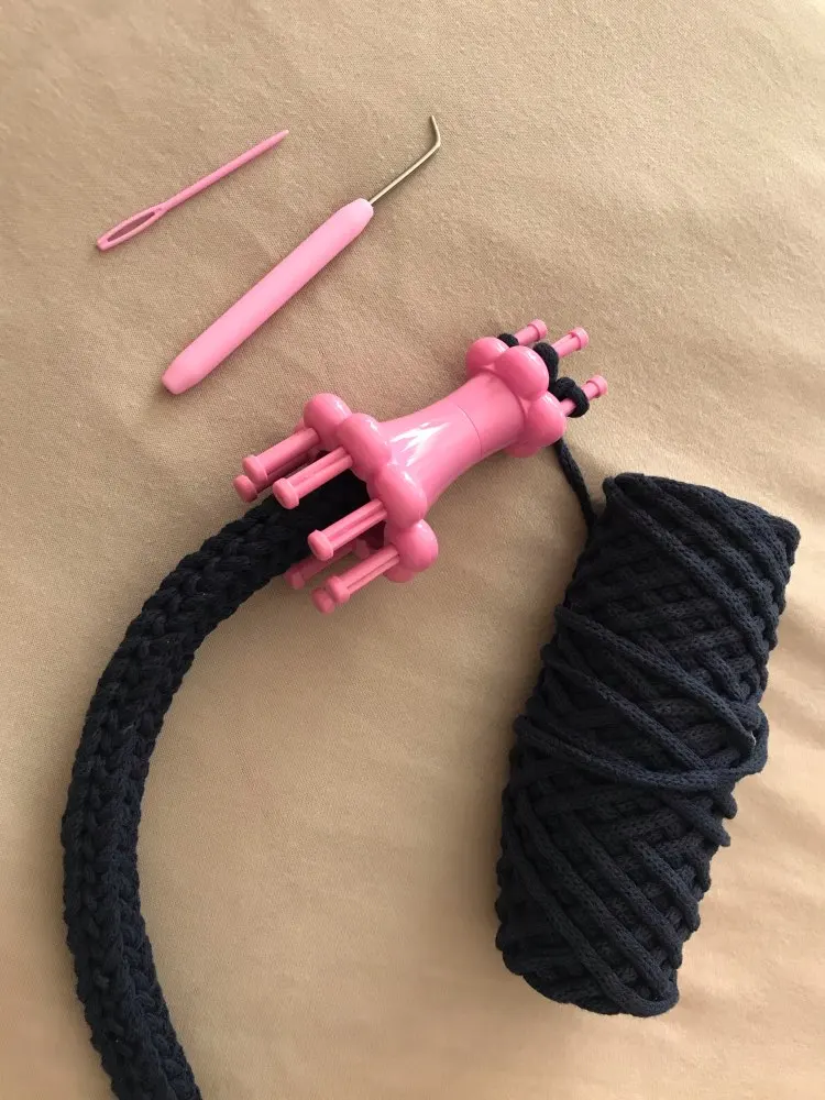 Crochet Hook French Yarn Wool Rope Knit Knitter Knitting Craft Loom Spool Maker, 