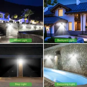 

Outdoor Lighting 100 LED Solar Wall Light Waterproof Outdoor Lamp LED With PIR Motion Sensor Exterior Street Light