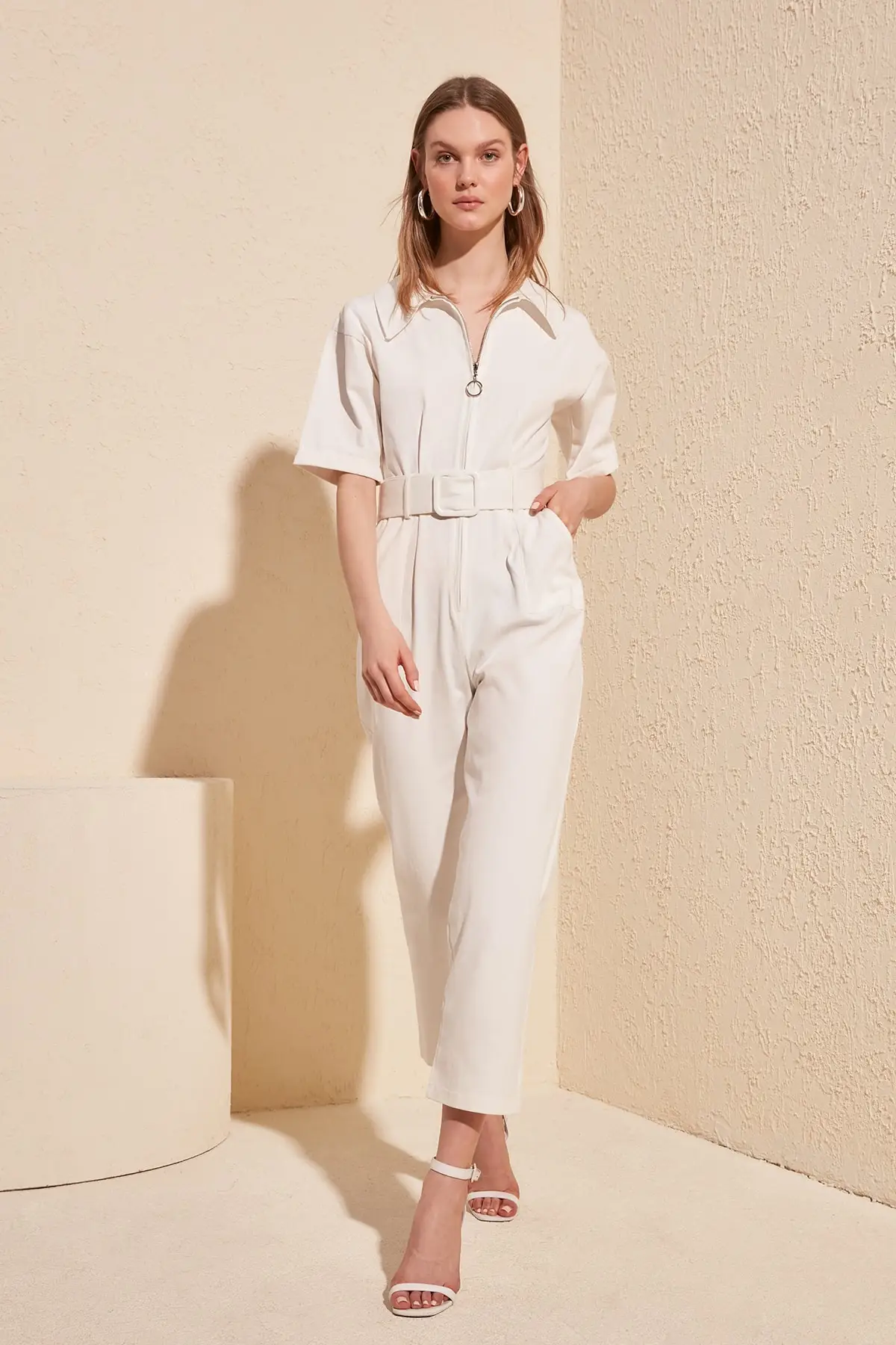 Trendyol Arched Jumpsuit TWOSS20TU0064