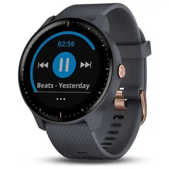 

Garmin Vivoactive 3 Music Granitblau Rosegold GPS Smartwatch